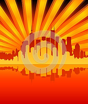 City/Sunburst photo