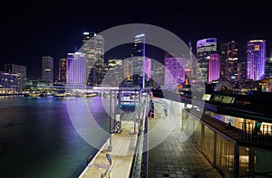 City of Sydney cityscape by Night