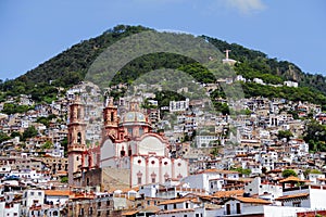 Aerial view of the city of taxco, in Guerrero III photo