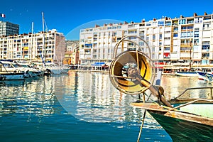 City of Toulon waterfront harbor view photo