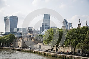 The City and Tower London financial District