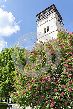 City tower in Roznava, Slovakia