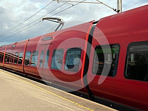 City Train leaving the station