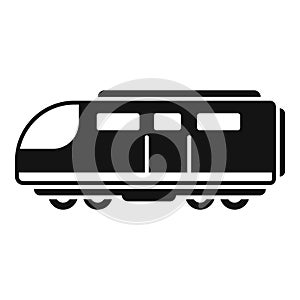 City transit electric icon simple vector. View move platform