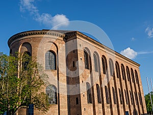 the city of Trier at the moselle river in germany