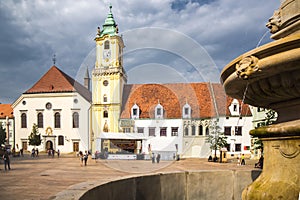 Main square in bratislava center