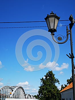 In the city of Tykocin in Poland in summer