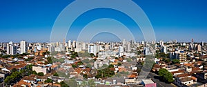 City of Uberaba, State of Minas Gerais, Brazil. Aerial view. July 2020 photo