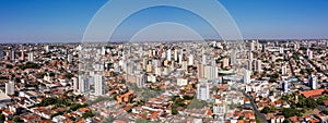 City of Uberaba, State of Minas Gerais, Brazil. Aerial view. July 2020 photo