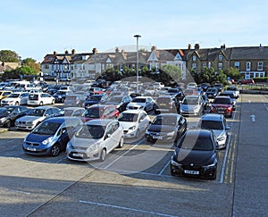 City urban town car park vehicles community