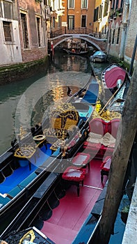 City Venice gondola canals