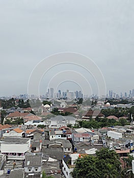 City view in the afternoon