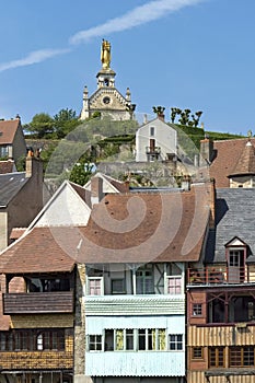 City view of Argenton-sur-Creuse, France photo