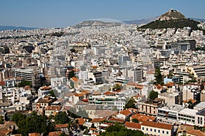 City view of athens