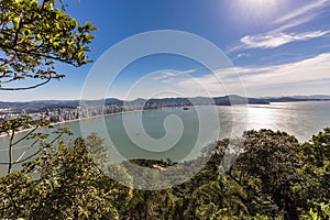 City View of Balneario Camboriu beach. Santa Catarina