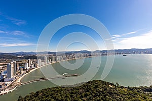 City View of Balneario Camboriu beach. Santa Catarina