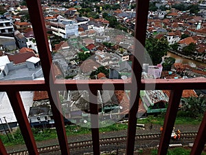 City view of Bogor, West Java, Indonesia