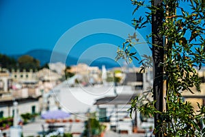 City view of Genoa Ligury Italy