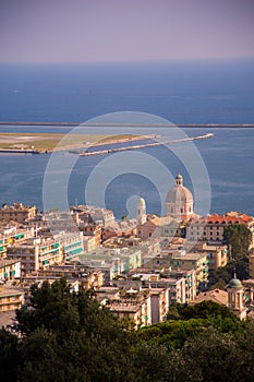 City view of Genoa Ligury Italy