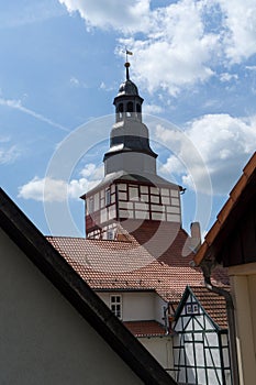 City view of the german city called Treffurt