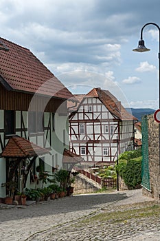 City view of the german city called Treffurt