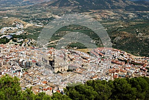 City view, Jaen, Andalusia, Spain.