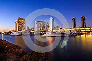 City View with Marina Bay at San Diego, California