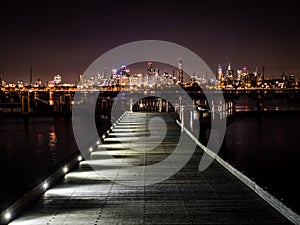 City view from a pier