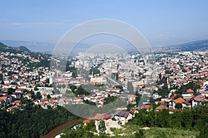 City view of Sarajevo,  Bosnia and Herzegovina photo