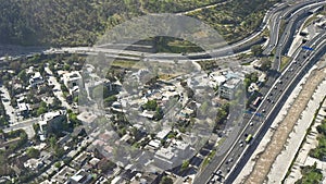 city view showing the architecture of the buildings and houses