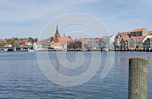 City view of Sonderborg in Denmark