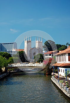 City views of Malacca, Malaysia