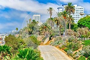 City views, Santa Monica streets - a suburb of Los Angeles. California.USA photo