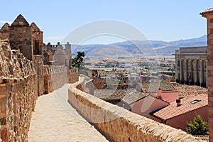 Ancient citywalls of Avila, Spain photo