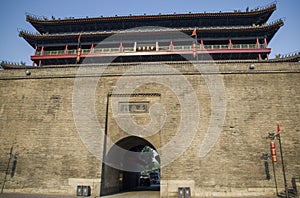 city wall in Xian