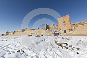 City walls of Ani ancient city, Kars, Turkey