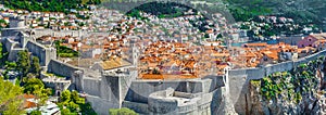 City Walls in Croatia, Dubrovnik scenery.