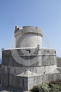 City walls in Dubrovnik.