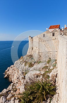 City walls of Dubrovnik, Croatia. UNESCO site