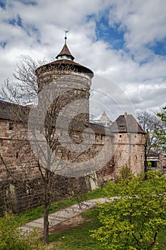 City walls of Nuremberg, Germany