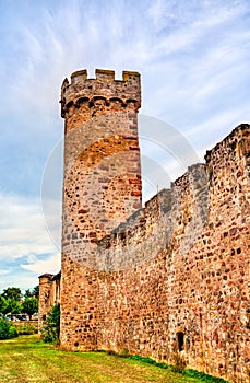 City walls of Obernai - Alsace, France