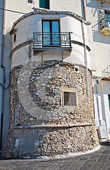 City walls. Rodi Garganico. Puglia. Italy.