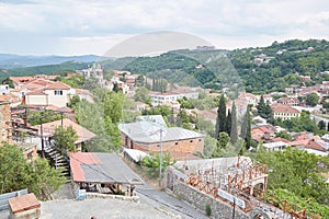 The city walls of Sighnagi in eastern Georgia, famous for its wine