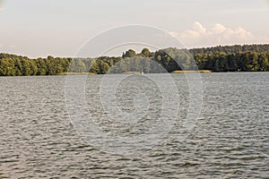 A city in Warmia and Mazury: Olsztyn, surrunding lake