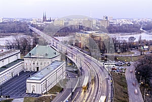 City of Warsaw Poland cityscape