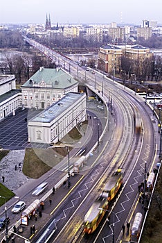 City of Warsaw Poland cityscape