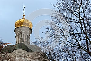 City wiev on church in Chernihiv, Ukraine
