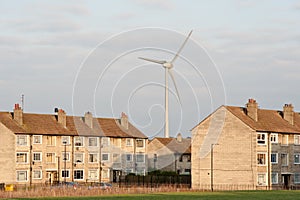 City wind turbine