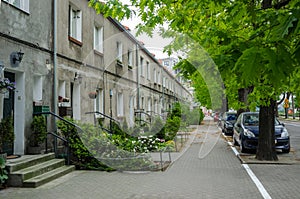 STREET OF OLD HOUSES