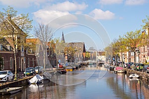 Cityscape Alkmaar in the Netherlands